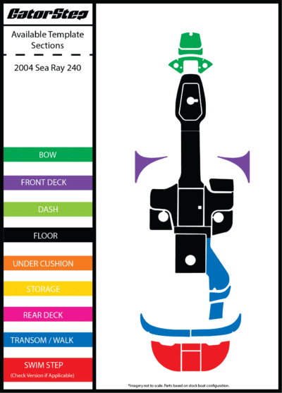 SeaRay 240 2004 Complete Boat Kit