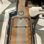 supra wake boat flooring gatorstep decking custom tennessee orange gray