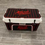 gatorstep cooler yeti custom design engraved logo red black