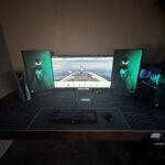 gatorstep other uses gaming desk custom gray blue