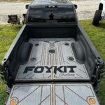 truck bed decking gatorstep custom gray black logo